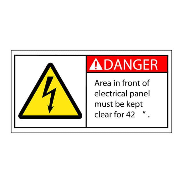 SAFLBL-2X4-011-500/PK SAFETY LABEL - DANGER - KEEP CLE