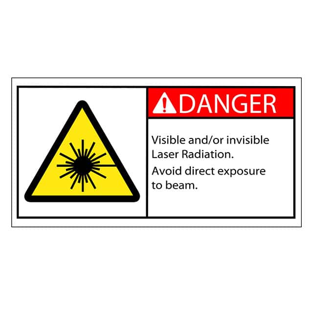 SAFLBL-2X4-013-500/PK SAFETY LABEL - VISIBLE AND/OR IN