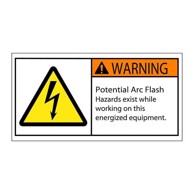SAFLBL-2X4-034-500/PK SAFETY LABEL - WARNING - POTENTI