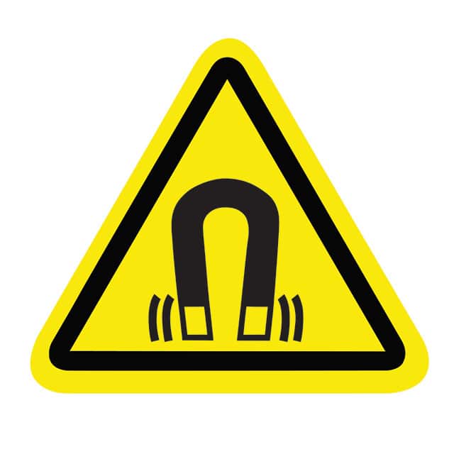 SAFLBL-2.25TRI-081-25/PK SAFETY LBL-STRONGMAGNETIC 25/PK
