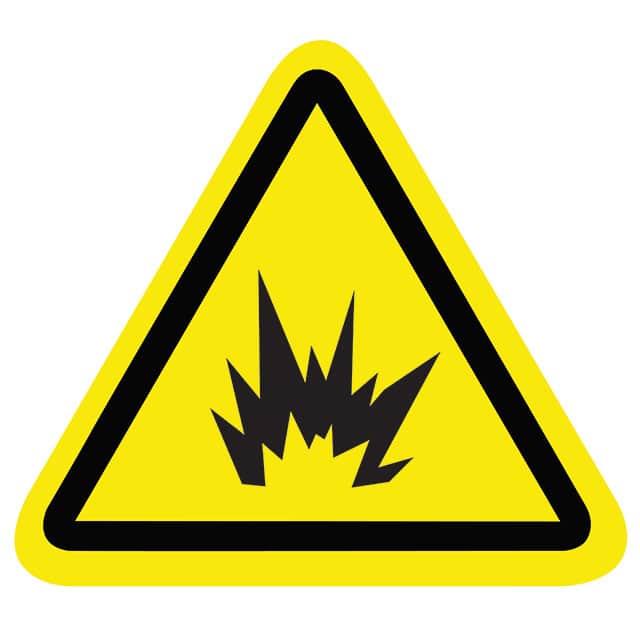 SAFLBL-2.25TRI-086-25/PK SAFETY LABEL - ARC FLASH HAZARD