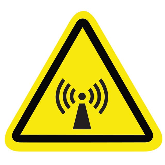 SAFLBL-2.25TRI-091-25/PK SAFETY LABEL - NON-IONIZING RADI