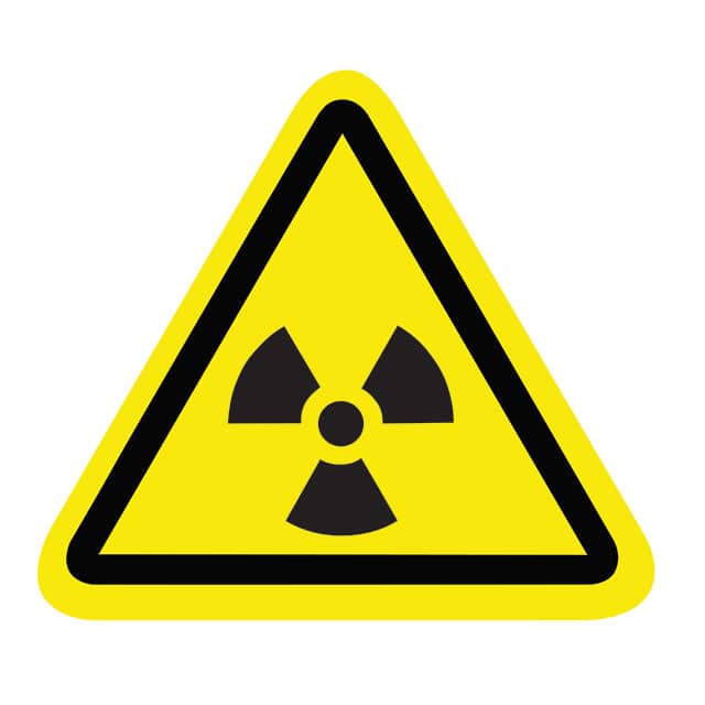 SAFLBL-2.25TRI-0106-25/PK SAFETY LABEL - RADIOACTIVE MATER