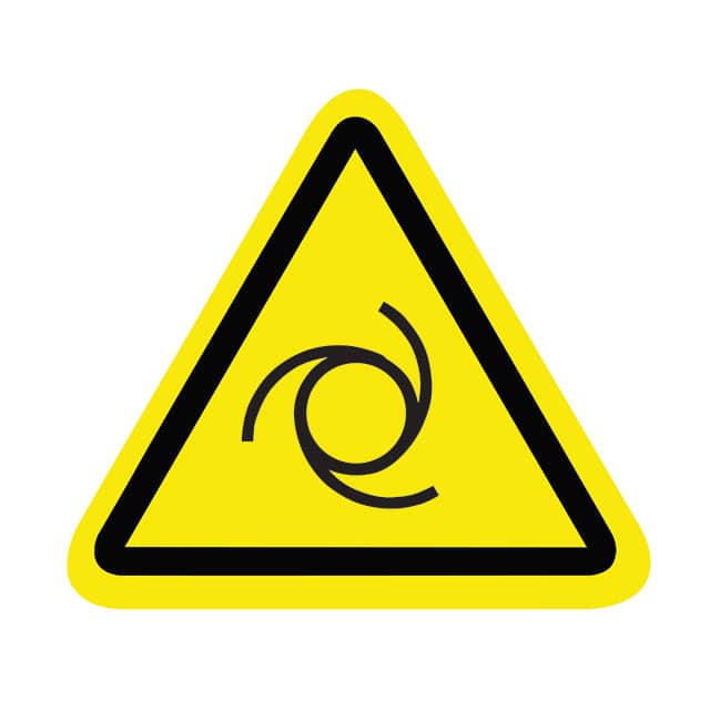 SAFLBL-2.25TRI-0107-25/PK SAFETY LABEL - EQUIPMENT STARTS