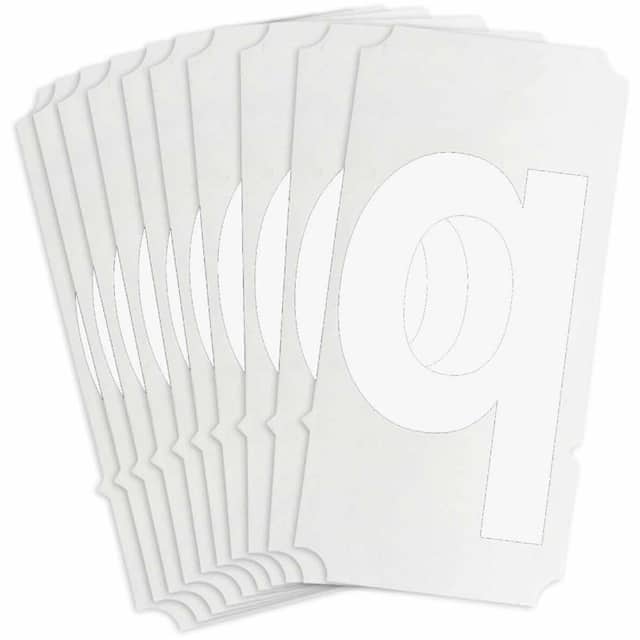 8320-Q B933 8320-Q WHT 3" HELV QA 10-PK