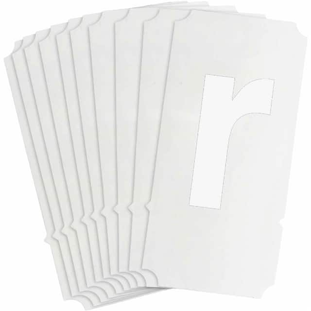 8325-R B933 8325-R WHT 4" HELV QA 10-PK