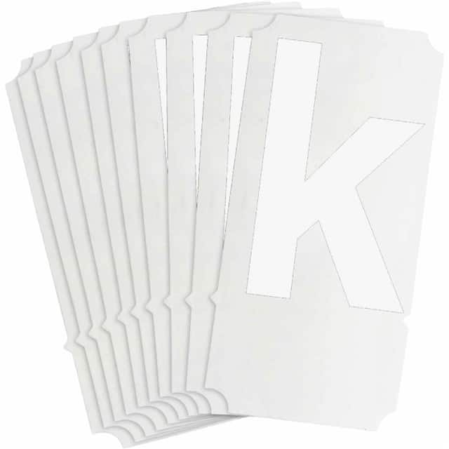 8325-K B933 8325-K WHT 4" HELV QA 10-PK