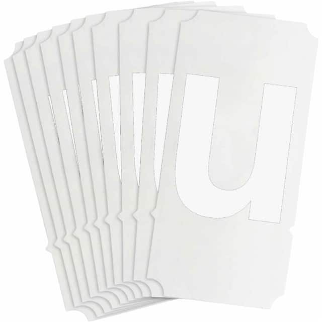 8320-U B933 8320-U WHT 3" HELV QA 10-PK