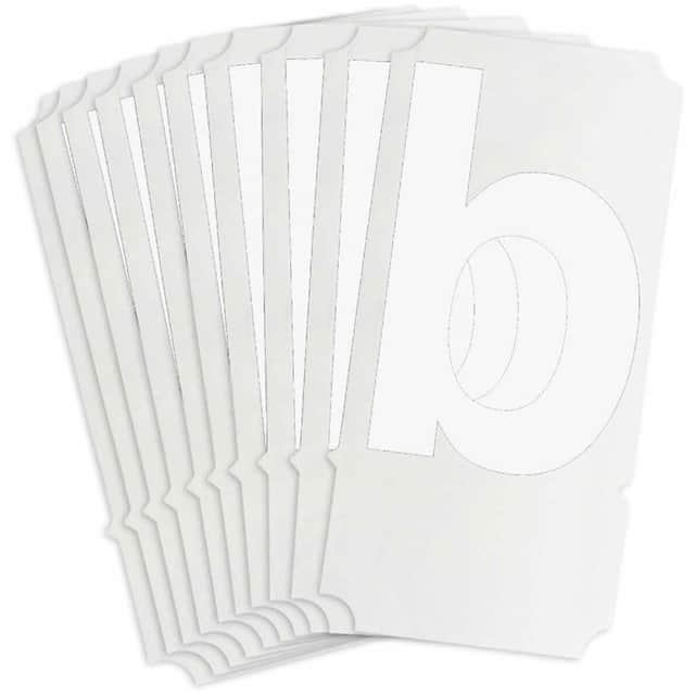 8320-B B933 8320-B WHT 3" HELV QA 10-PK