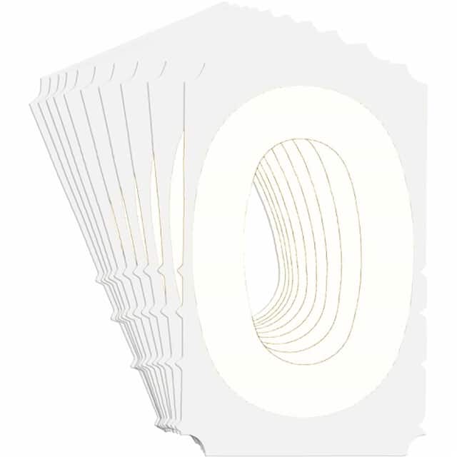 5130-0 B933 5130-0 WHT 3" GOTH QA 10-PK