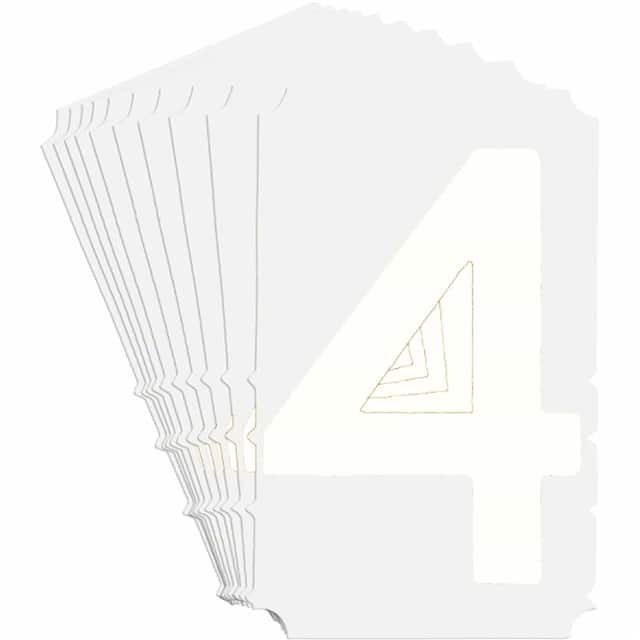 5130-4 B933 5130-4 WHT 3" GOTH QA 10-PK