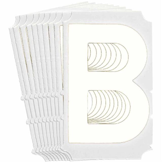 5130-B B933 5130-B WHT 3" GOTH QA 10-PK
