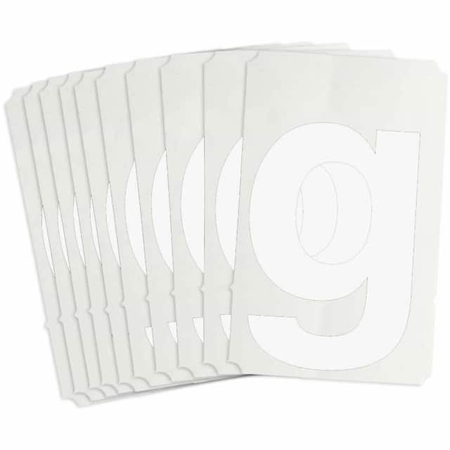 8335-G B933 8335-G WHT 6" HELV QA 10-PK