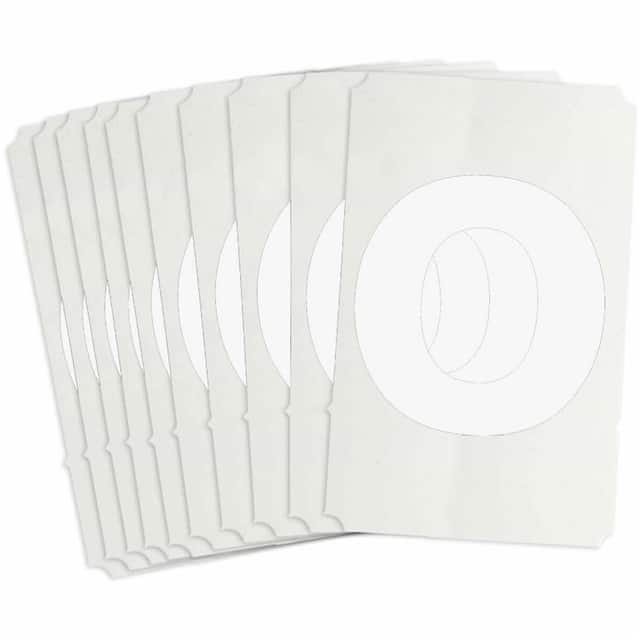 8335-O B933 8335-O WHT 6" HELV QA 10-PK