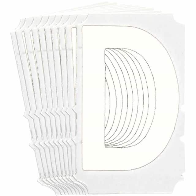 5130-D B933 5130-D WHT 3" GOTH QA 10-PK