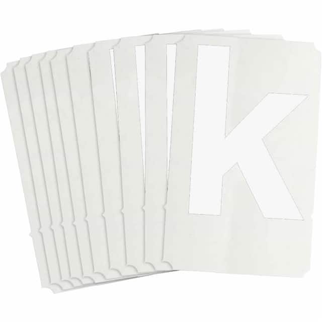 8335-K B933 8335-K WHT 6" HELV QA 10-PK