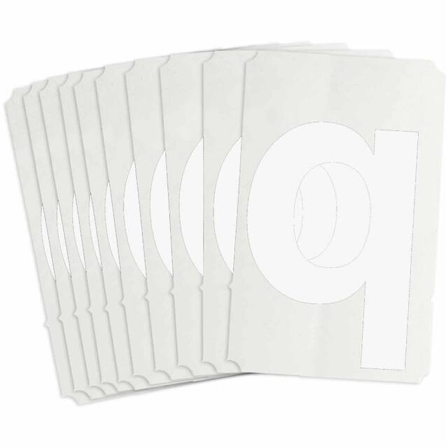 8335-Q B933 8335-Q WHT 6" HELV QA 10-PK