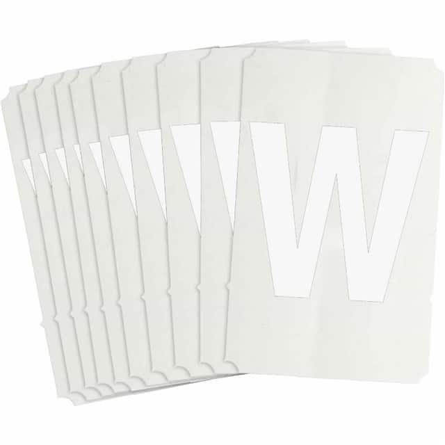 8335-W B933 8335-W WHT 6" HELV QA 10-PK