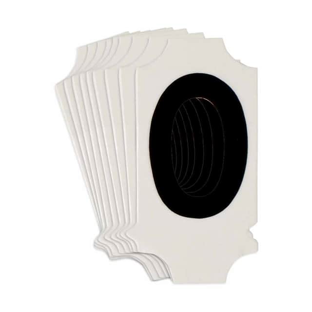 5010-0 B933 5010-0 BLK 1" GOTH QA 10-PK
