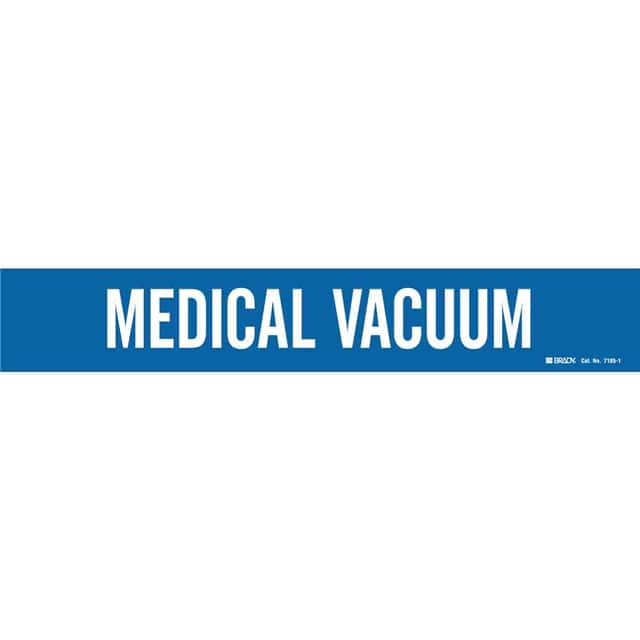 7185-1 B946 WHT/BLU STYLE 1 MEDICAL VAC