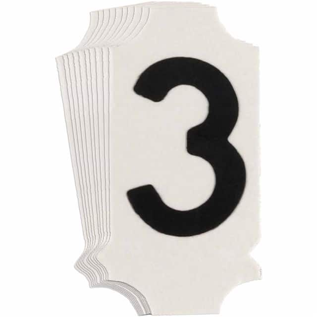5010-3 B933 5010-3 BLK 1" GOTH QA 10-PK