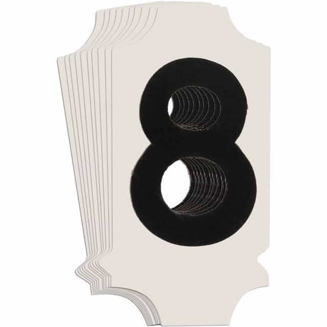 5010-8 B933 5010-8 BLK 1" GOTH QA 10-PK