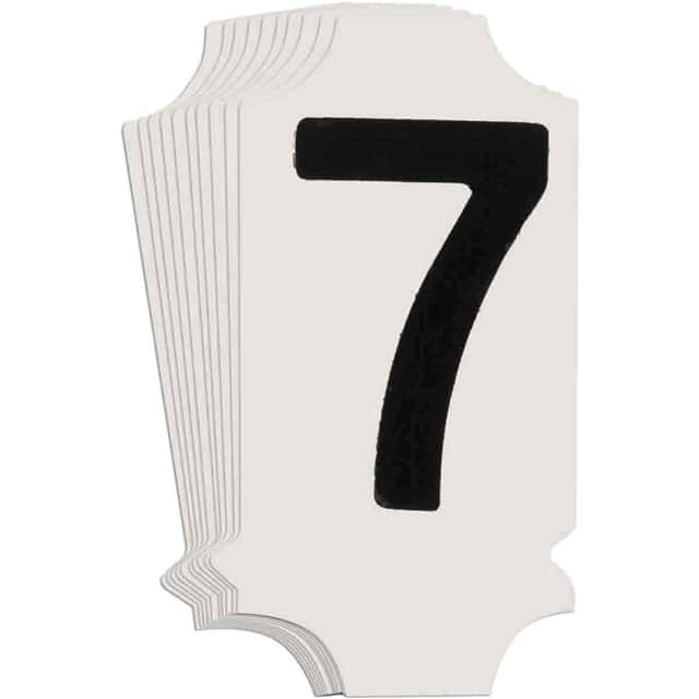 5010-7 B933 5010-7 BLK 1" GOTH QA 10-PK
