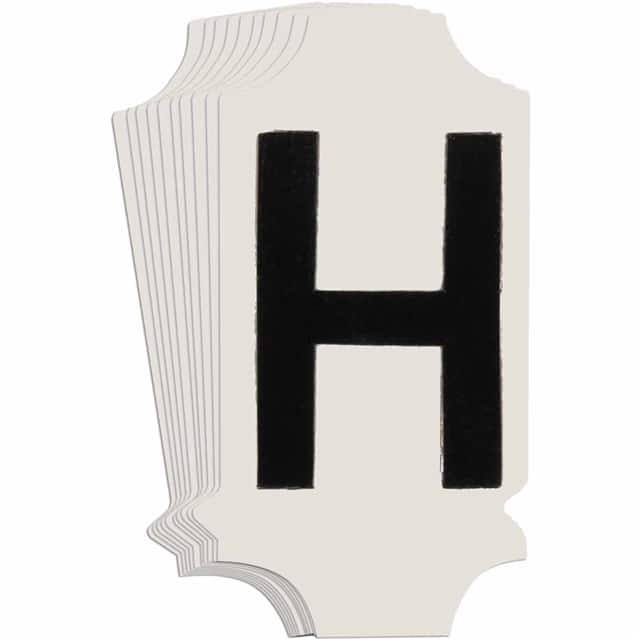 5010-H B933 5010-H BLK 1" GOTH QA 10-PK