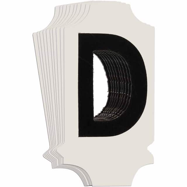 5010-D B933 5010-D BLK 1" GOTH QA 10-PK