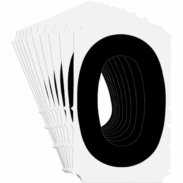 5140-0 B933 5140-0 BLK 4" GOTH QA 10-PK