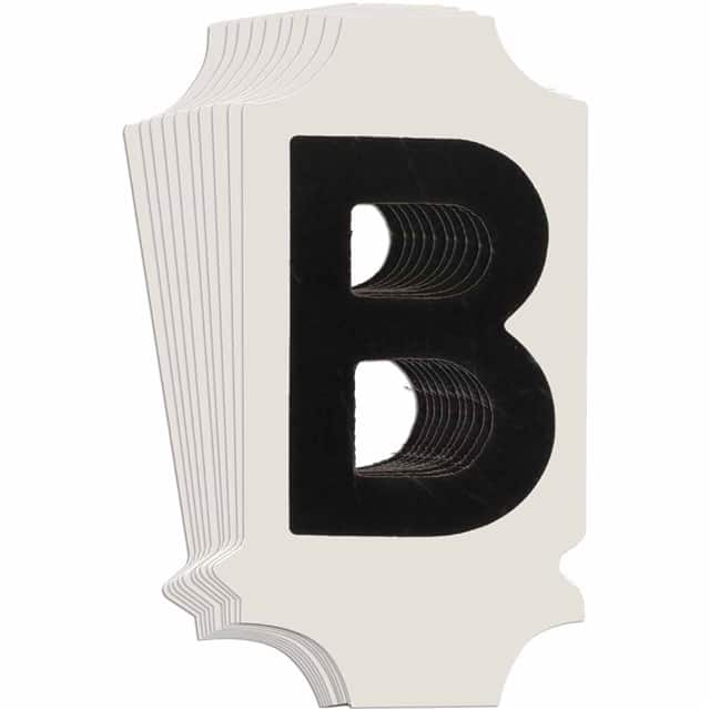 5010-B B933 5010-B BLK 1" GOTH QA 10-PK