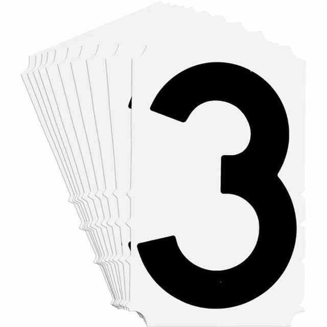 5140-3 B933 5140-3 BLK 4" GOTH QA 10-PK