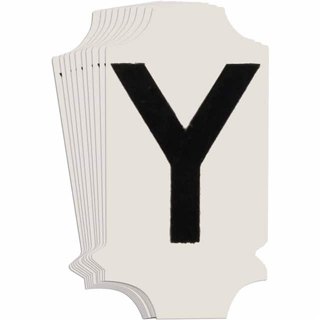5010-Y B933 5010-Y BLK 1" GOTH QA 10-PK