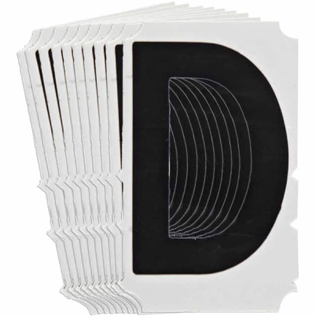 5140-D B933 5140-D BLK 4" GOTH QA 10-PK