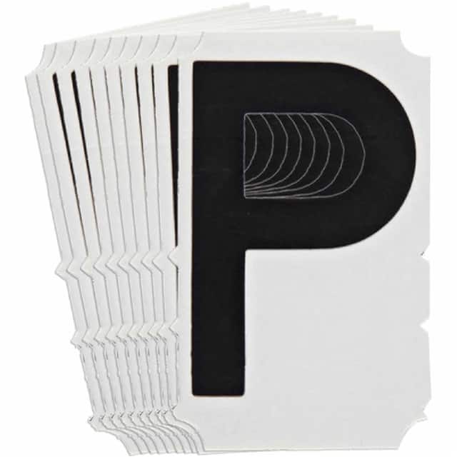5140-P B933 5140-P BLK 4" GOTH QA 10-PK