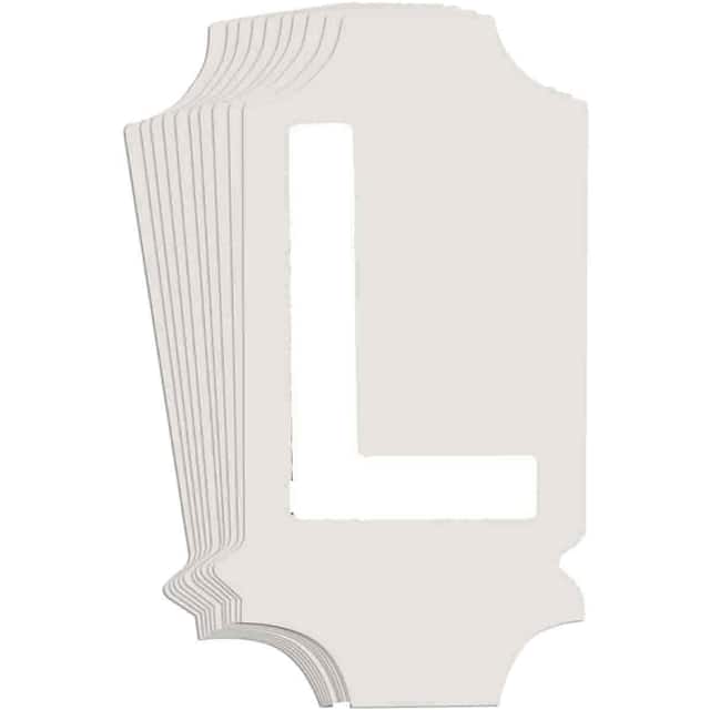 5040-L B933 5040-L WHT 1" GOTH QA 10-PK