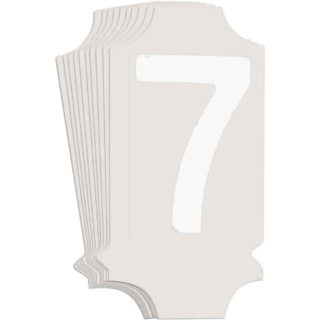 5040-7 B933 5040-7 WHT 1" GOTH QA 10-PK
