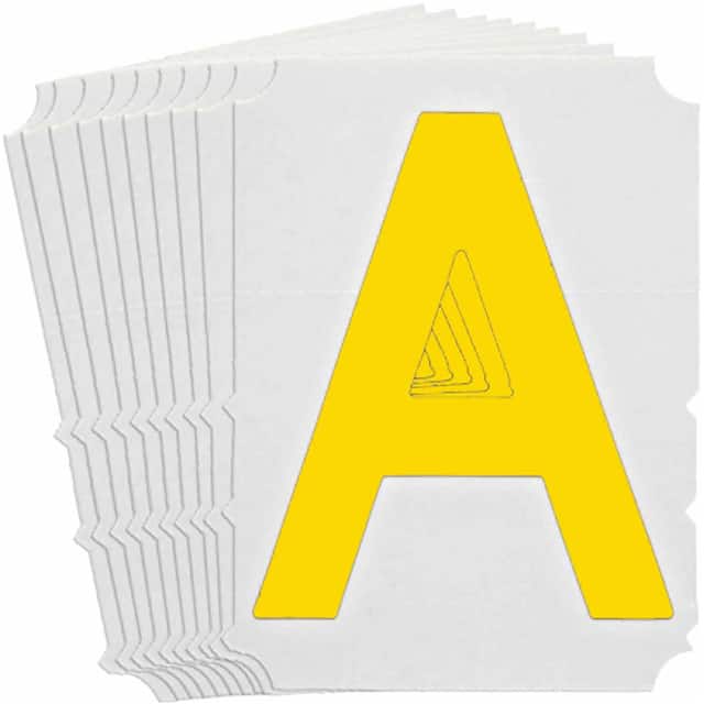 5150-A B933 5150-A YEL 4" GOTH QA 10-PK