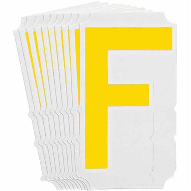 5150-F B933 5150-F YEL 4" GOTH QA 10-PK