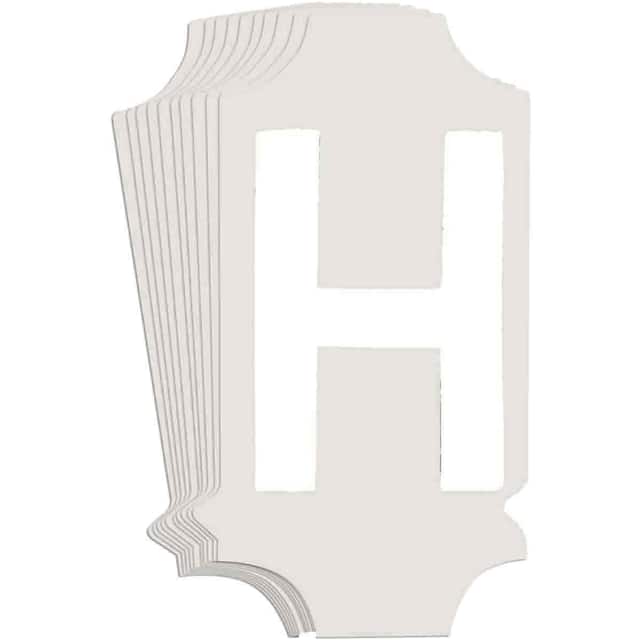 5040-H B933 5040-H WHT 1" GOTH QA 10-PK
