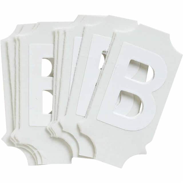 5040-B B933 5040-B WHT 1" GOTH QA 10-PK