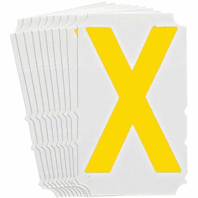 5150-X B933 5150-X YEL 4" GOTH QA 10-PK
