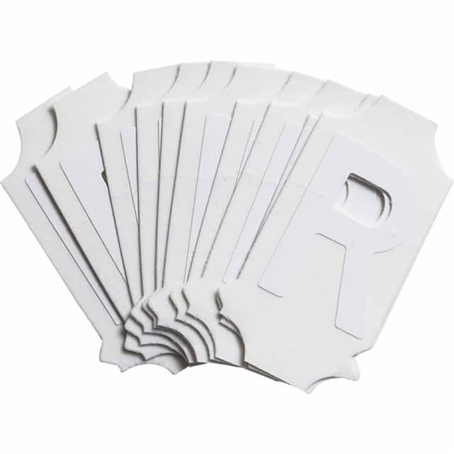 5040-R B933 5040-R WHT 1" GOTH QA 10-PK