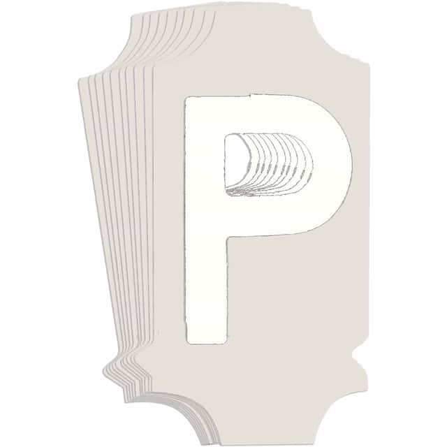 5040-P B933 5040-P WHT 1" GOTH QA 10-PK