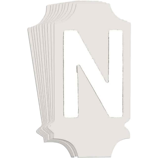 5040-N B933 5040-N WHT 1" GOTH QA 10-PK
