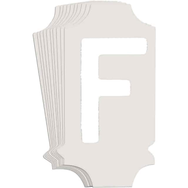 5040-F B933 5040-F WHT 1" GOTH QA 10-PK