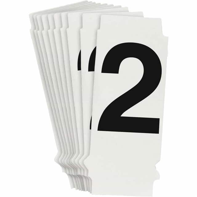8200-2 B933 8200-2 BLK 1" HELV QA 10-PK