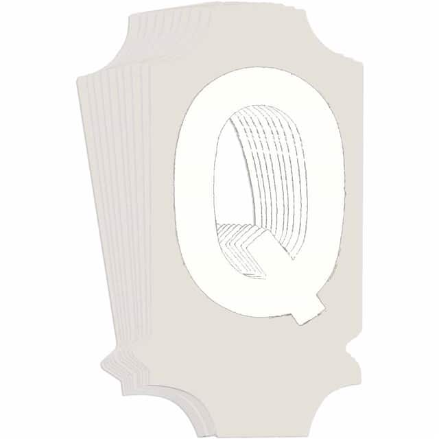5040-Q B933 5040-Q WHT 1" GOTH QA 10-PK