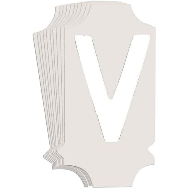 5040-V B933 5040-V WHT 1" GOTH QA 10-PK