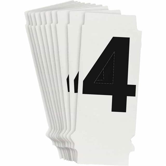 8200-4 B933 8200-4 BLK 1" HELV QA 10-PK